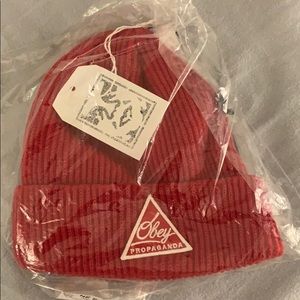 Red beanie
